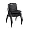 Cain Cain Round Table & Chair Set, Wood, Metal, Plastic Top, Mahogany TB48RNDMH47BK - alternate 2